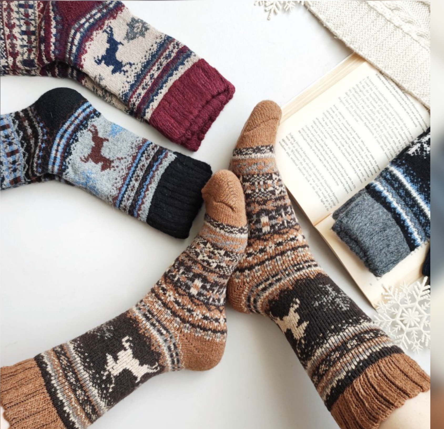 جوراب پشمی گوزن ایرانی 2 جوراب پشمی گوزن ایرانی - تصویر 2